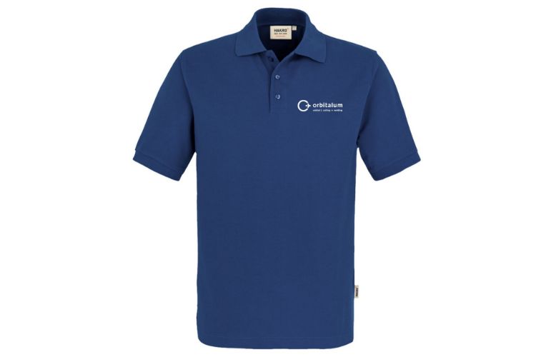 Picture of Men‘s polo shirt, ultramarine blue, comfort fit 