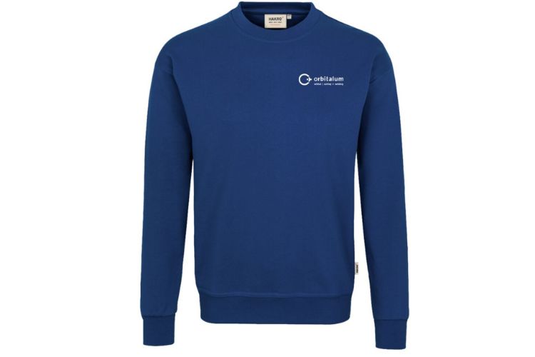 Picture of Men's sweatshirt, ultramarine blue, comfort fit
 