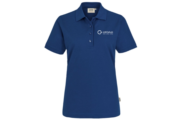 Picture of Women's polo shirt, ultramarine blue, regular fit 